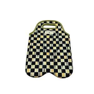 Mackenzie-Childs Courtly Check Double Wine Tote